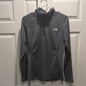 The North Face Women's Urban Navy Quarter-Zip Hooded Pullover